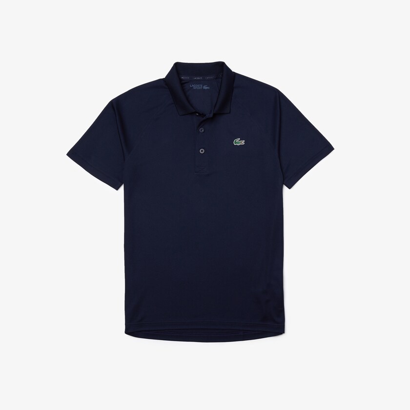 Camisas Lacoste SPORT Breathable Run-Resistant Interlock Polo Hombre Azul Marino Azules | UM5-88868M0