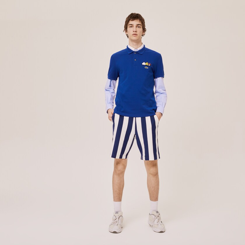 Camisas Lacoste x FriendsWithYou Design Classic Fit Polo Hombre Azules | PX6-87958W0