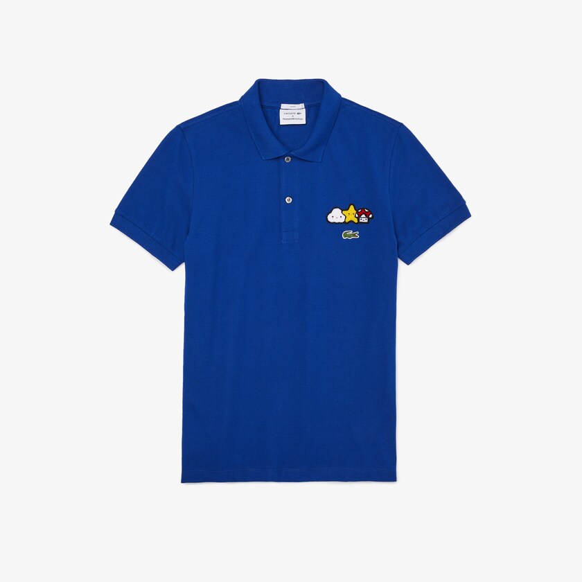 Camisas Lacoste x FriendsWithYou Design Classic Fit Polo Hombre Azules | PX6-87958W0
