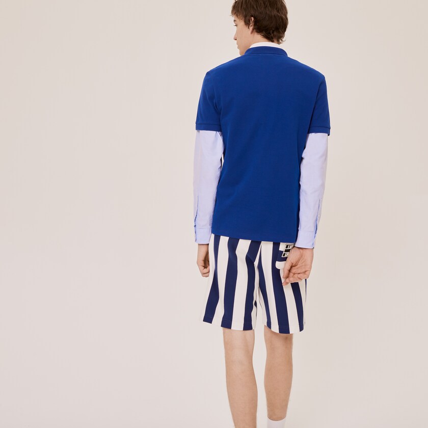 Camisas Lacoste x FriendsWithYou Design Classic Fit Polo Hombre Azules | PX6-87958W0