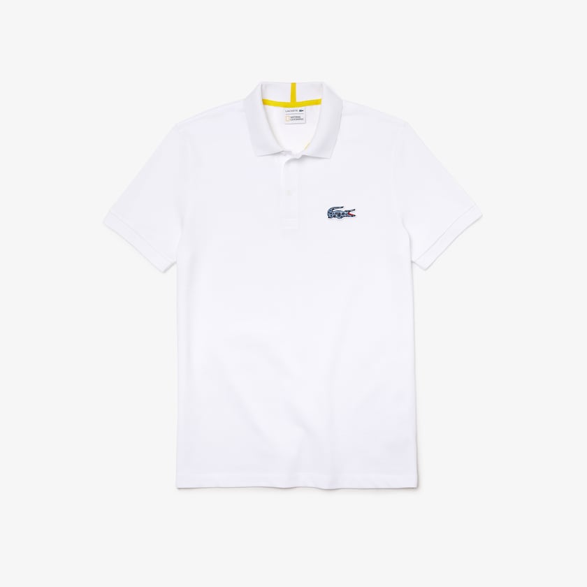 Camisas Lacoste x National Geographic Regular Fit Organic Cotton Polo Hombre Blancos | FR8-32823Q0