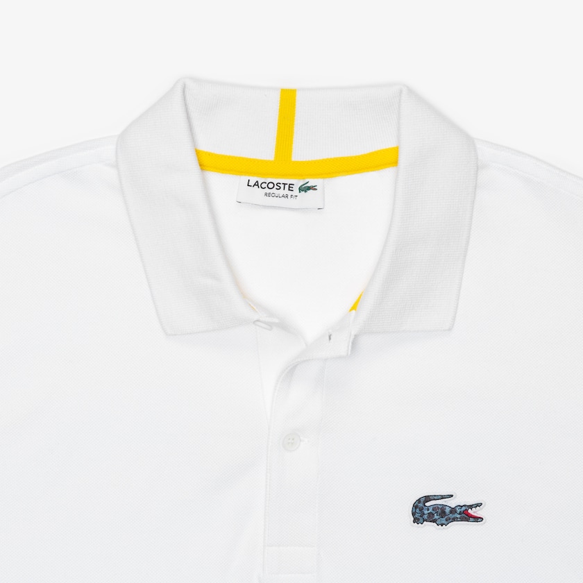 Camisas Lacoste x National Geographic Regular Fit Organic Cotton Polo Hombre Blancos | FR8-32823Q0