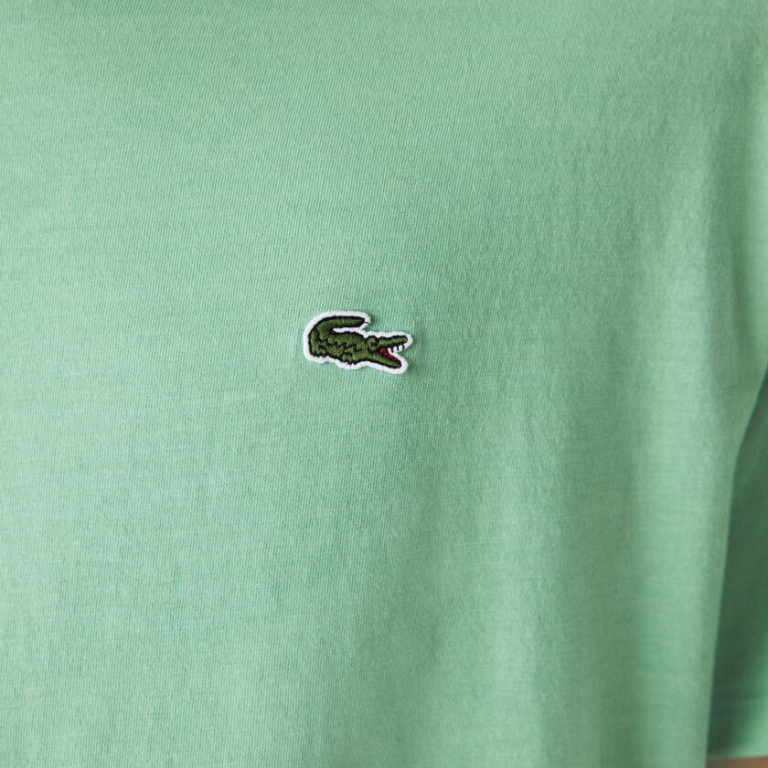 Camiseta Lacoste Hombre Verdes V-neck Pima Cotton Jersey KH6-99749Z5