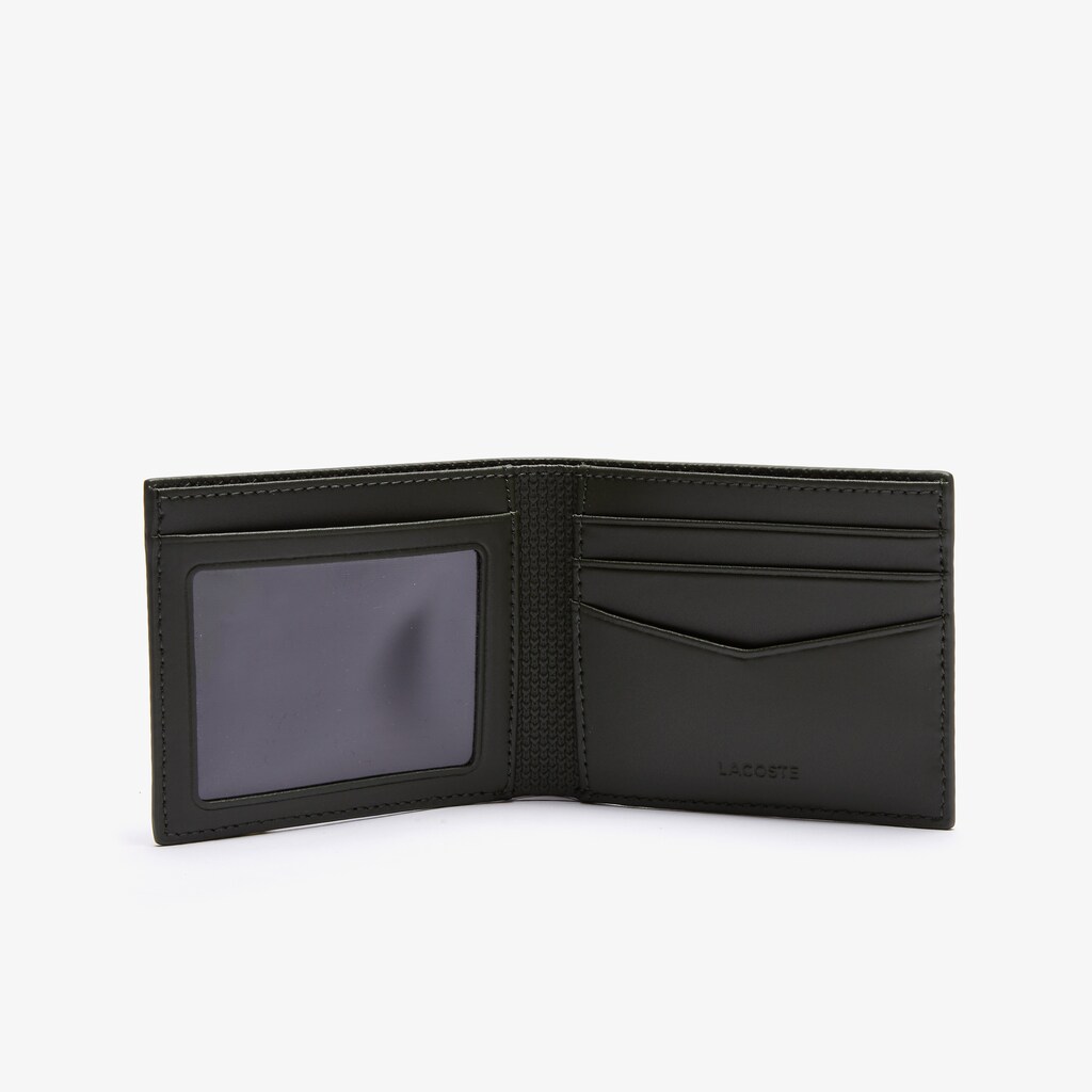 Carteras Lacoste Chantaco Small Graphic Piqué Leather Hombre Verde Oliva | YS8-77167W7