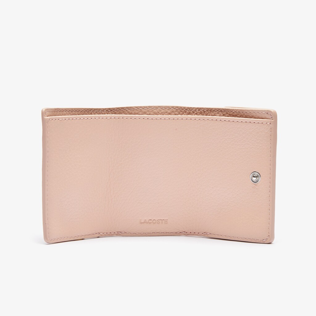 Carteras Lacoste Croco Crew Grained Leather Zip Mujer Rosas | LR1-44964U7