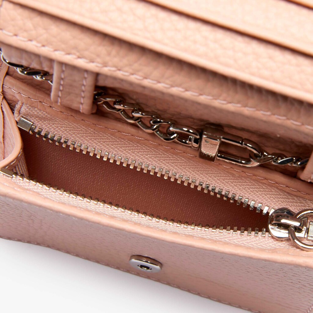 Carteras Lacoste Croco Crew Grained Leather Phone Mujer Rosas | YK5-62776S2