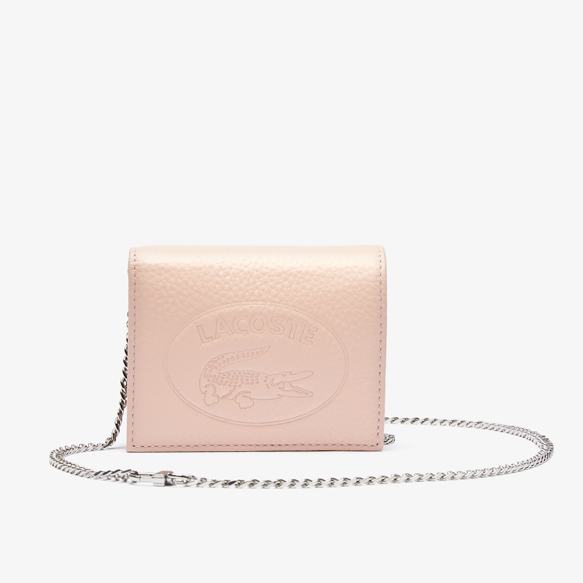 Carteras Lacoste Croco Crew Grained Leather Phone Mujer Rosas | YK5-62776S2