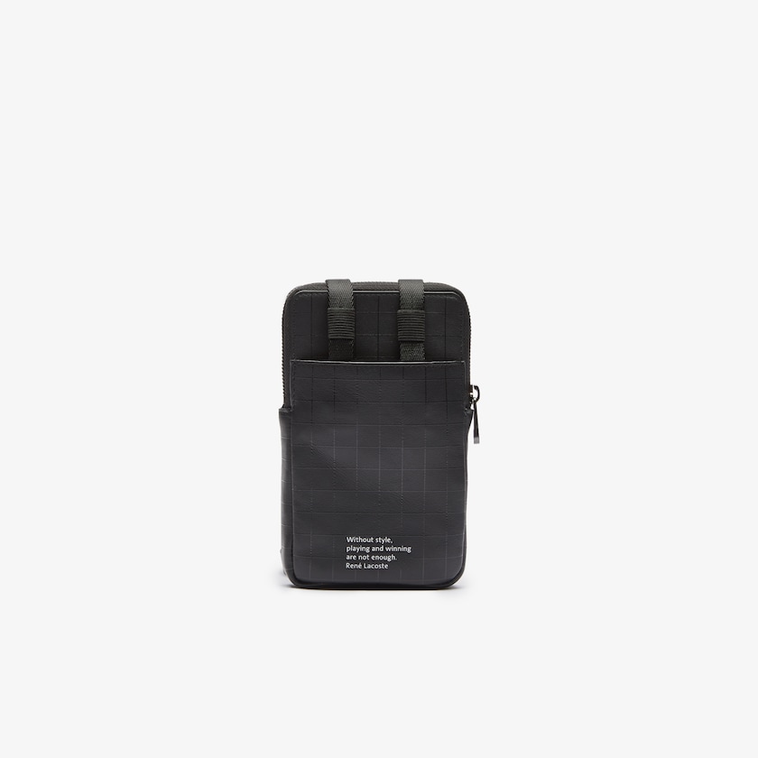 Carteras Lacoste Hombre Negros Infini-T Integrated Inductive Charger Smartphone LM3-39773H4