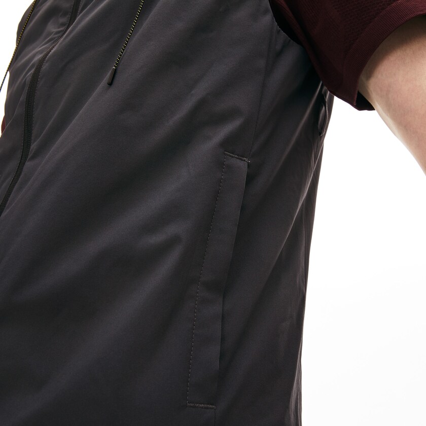 Chaleco De Golf Lacoste Motion 3-in-1 Raincoat With Detachable Hombre Grises Oscuro | DX0-24392Z5