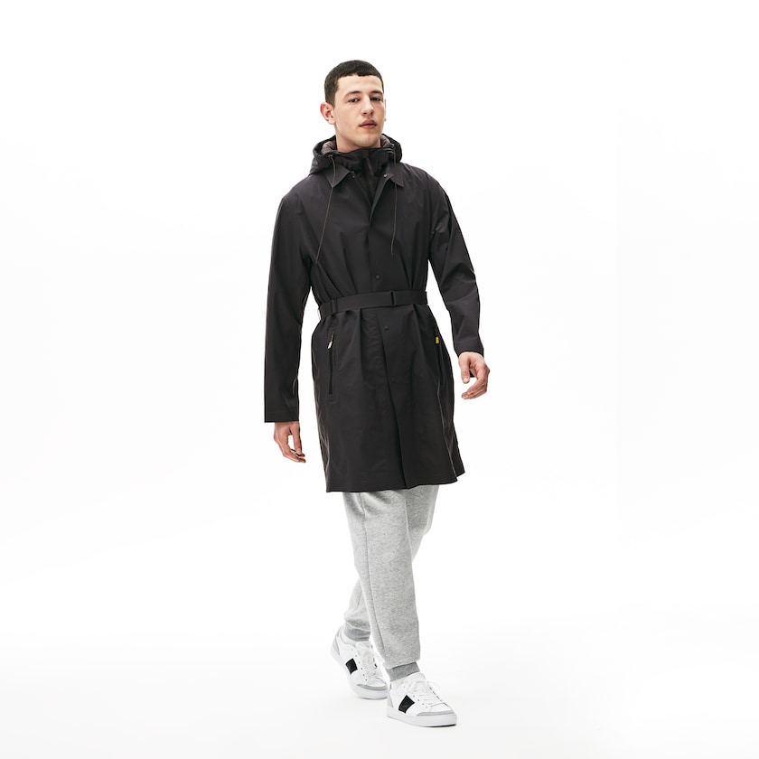 Chaleco De Golf Lacoste Motion 3-in-1 Raincoat With Detachable Hombre Grises Oscuro | DX0-24392Z5