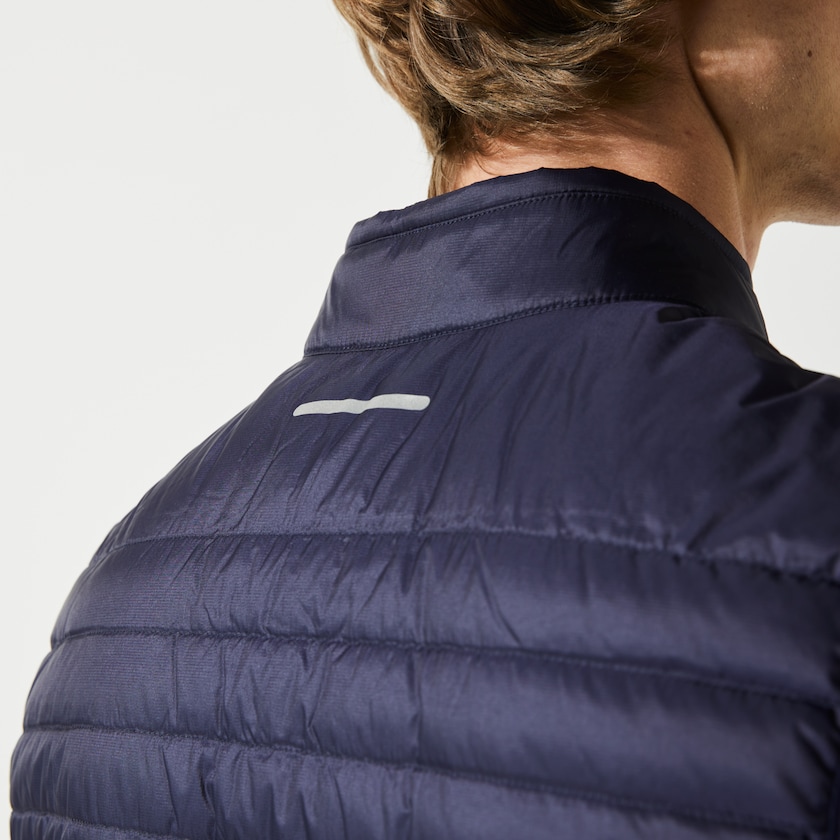 Chaleco De Golf Lacoste SPORT Lightweight Water-Resistant Quilted Hombre Azul Marino Azules | CD7-21022Y9