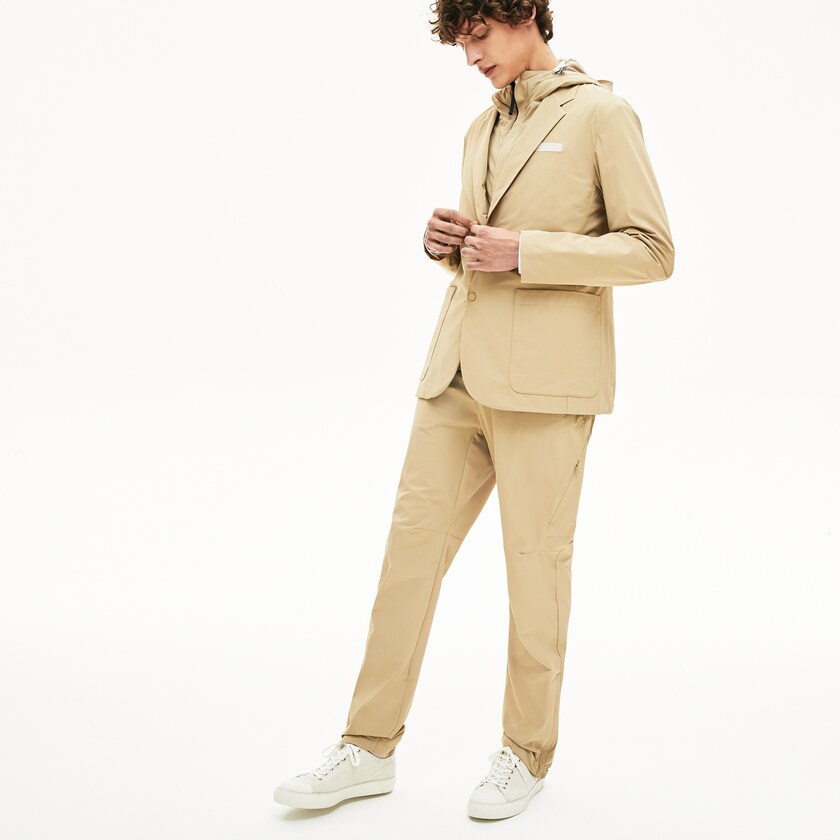 Chamarras Lacoste 3-in-1 Ergonomic Hombre Beige | GJ3-37633L8