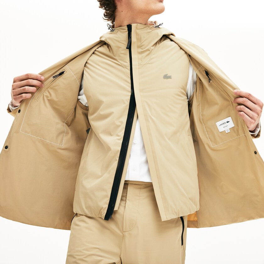 Chamarras Lacoste 3-in-1 Ergonomic Hombre Beige | GJ3-37633L8