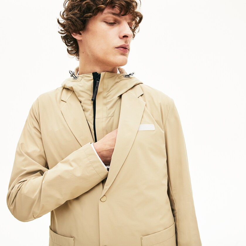Chamarras Lacoste 3-in-1 Ergonomic Hombre Beige | GJ3-37633L8