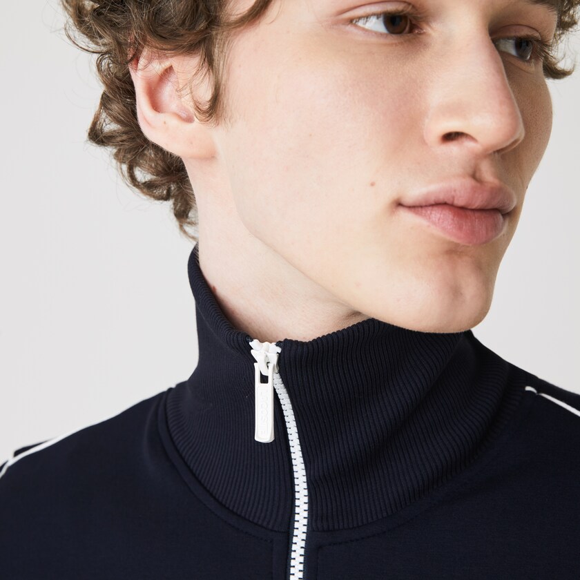 Chamarras Lacoste Heritage Zippered Tracksuit Hombre Azul Marino Azules | BL1-61406Y4