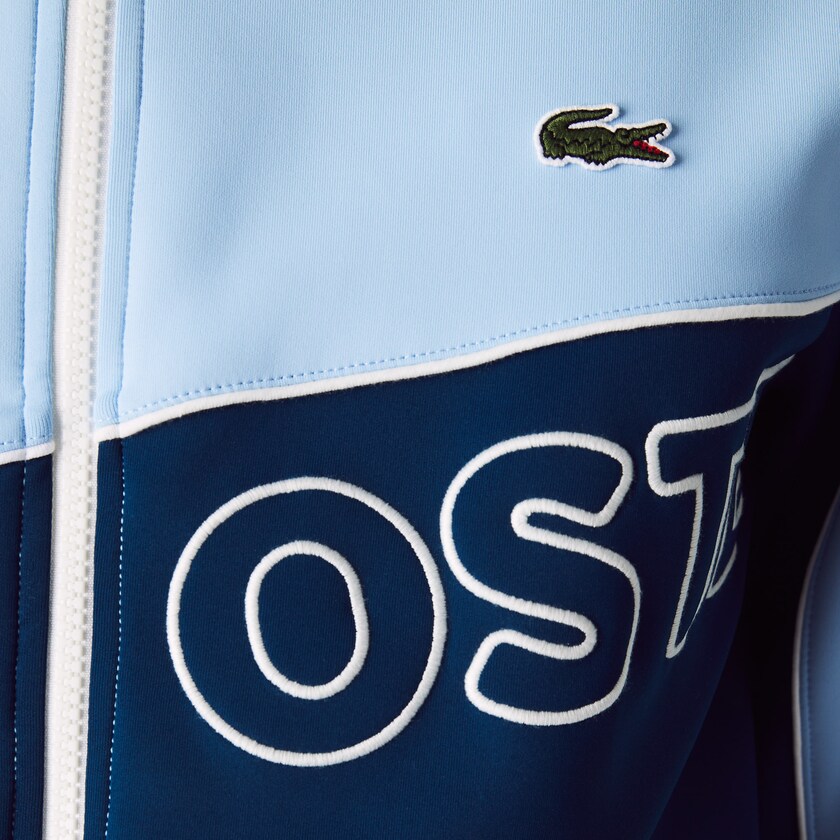 Chamarras Lacoste LIVE Colorblock Neoprene Tracksuit Hombre Azules | YB6-46434M4