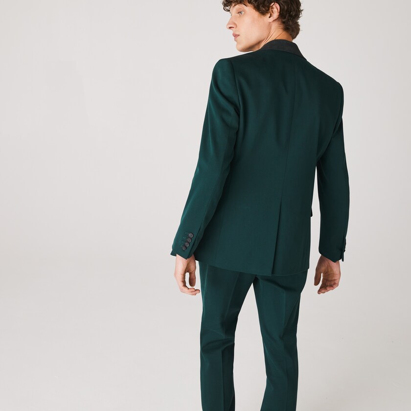 Chamarras Lacoste LIVE Cotton Cloth Suit Hombre Verdes | LM8-45564D7