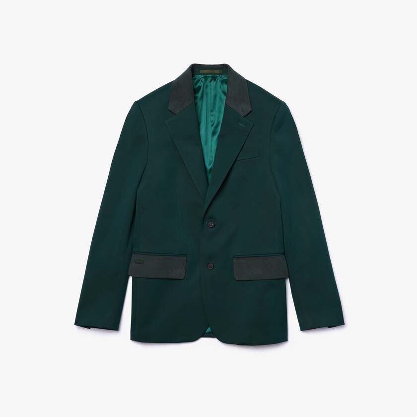 Chamarras Lacoste LIVE Cotton Cloth Suit Hombre Verdes | LM8-45564D7