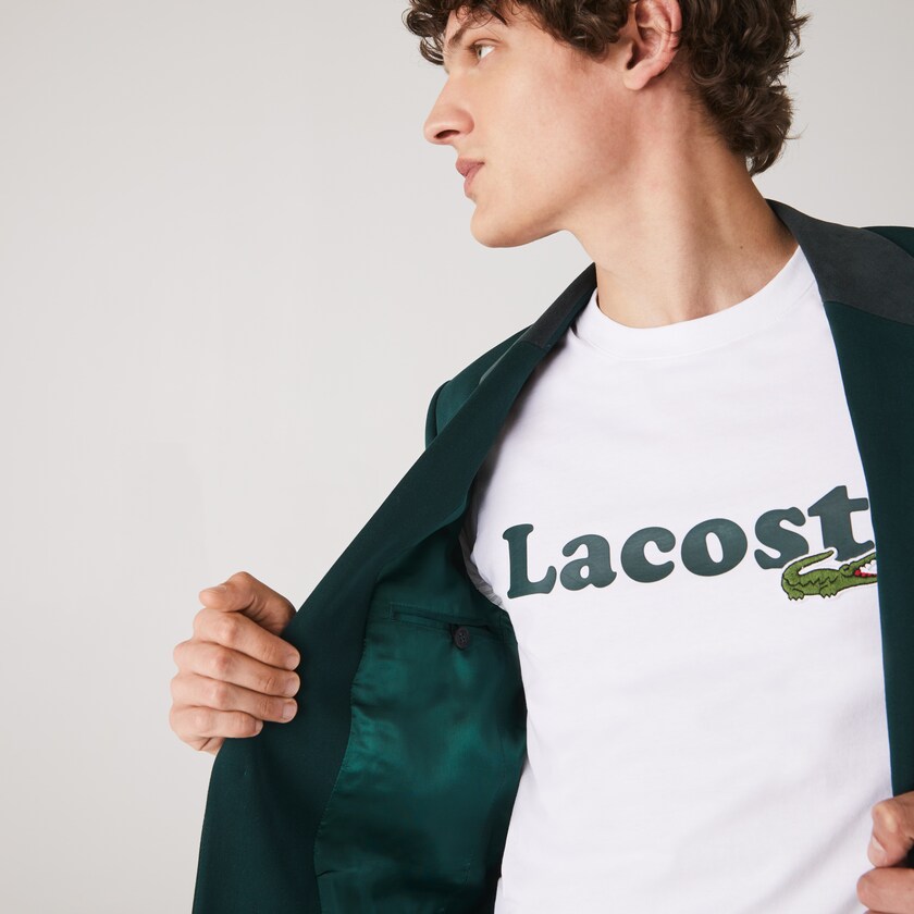 Chamarras Lacoste LIVE Cotton Cloth Suit Hombre Verdes | LM8-45564D7
