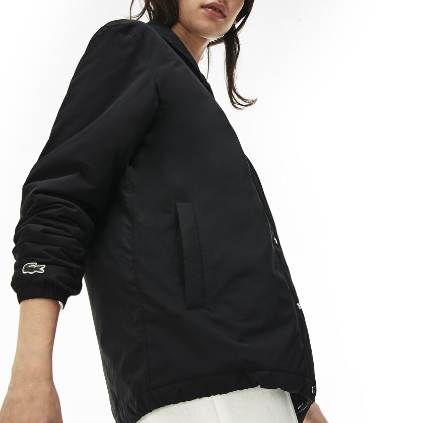 Chamarras Lacoste LIVE Signature Taffeta Hombre Negros | TH5-34483K6