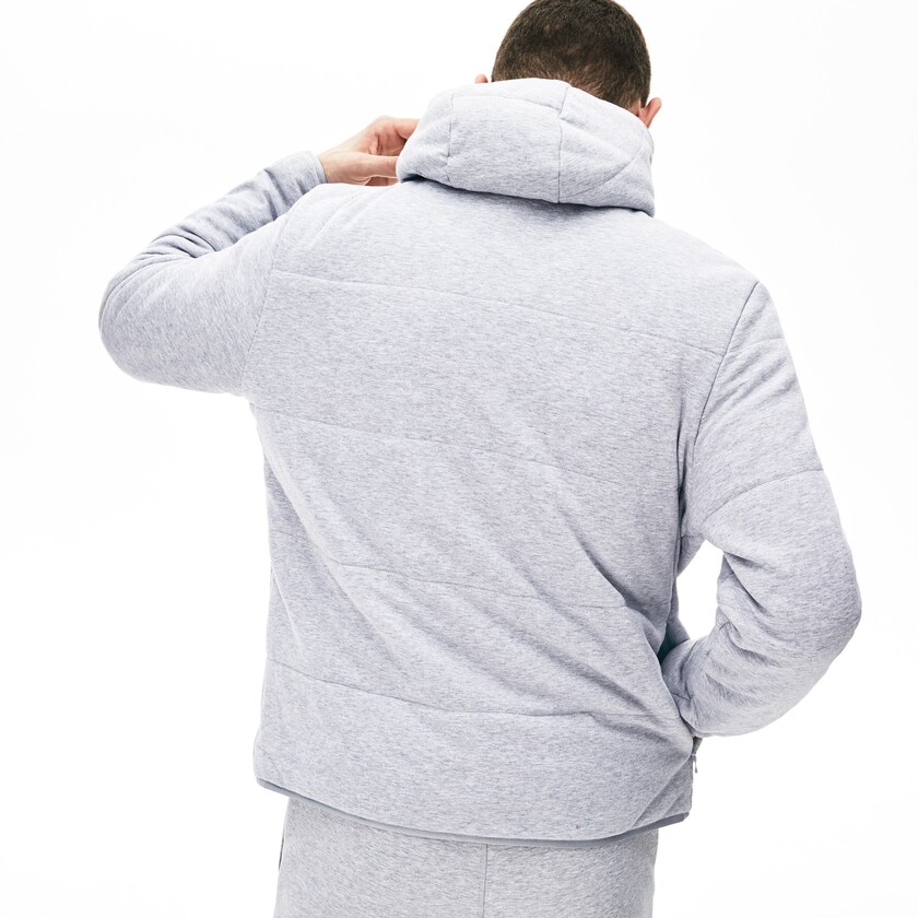 Chamarras Lacoste Motion Reversible Hombre Grises Amarillos | DQ8-43524D1