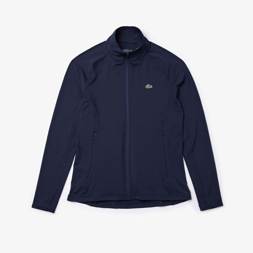 Chamarras Lacoste SPORT Breathable Ergonomic Zip Golf Hombre Azul Marino Azules | SX0-49894Q6