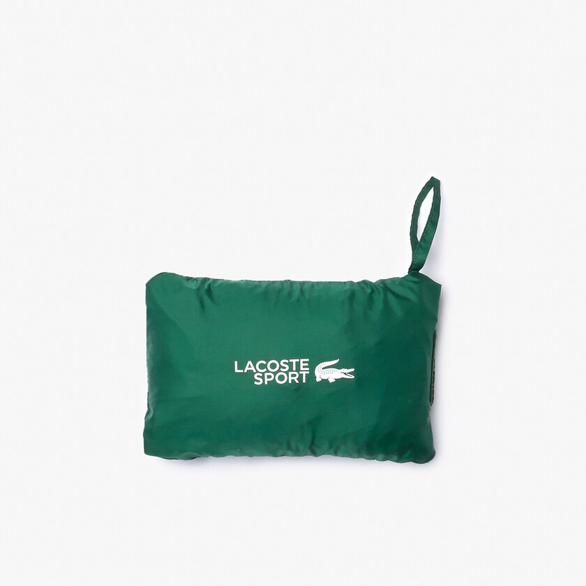 Chamarras Lacoste SPORT Hooded Water-Resistant Hombre Verdes | UG0-77087D5