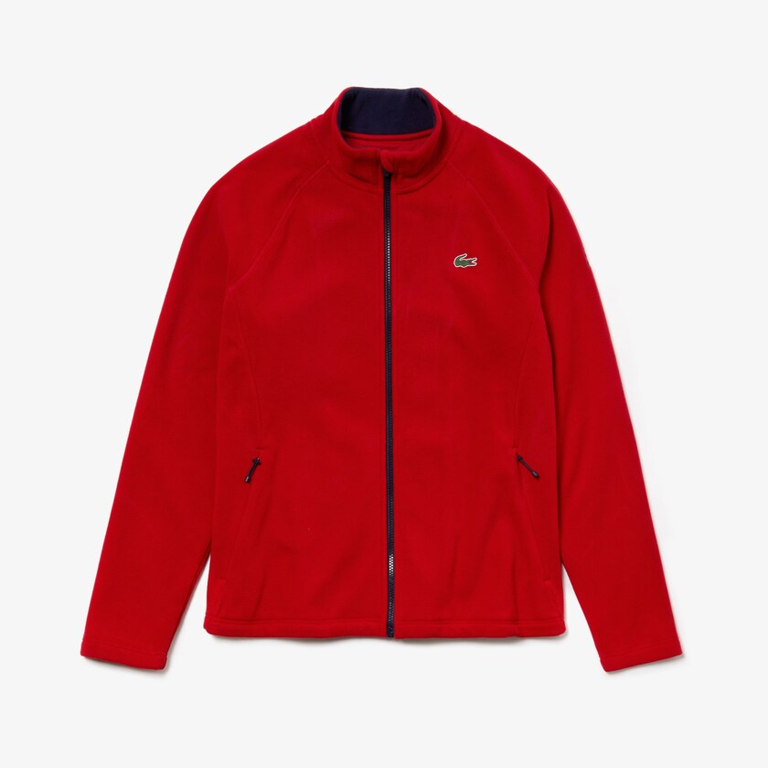 Chamarras Lacoste SPORT Novak Djokovic Tech Fleece Hombre Rojos Azul Marino Azules | IF2-85318W5