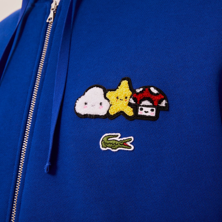 Chamarras Lacoste x FriendsWithYou Design Zippered Mujer Azules | NO1-76437W6