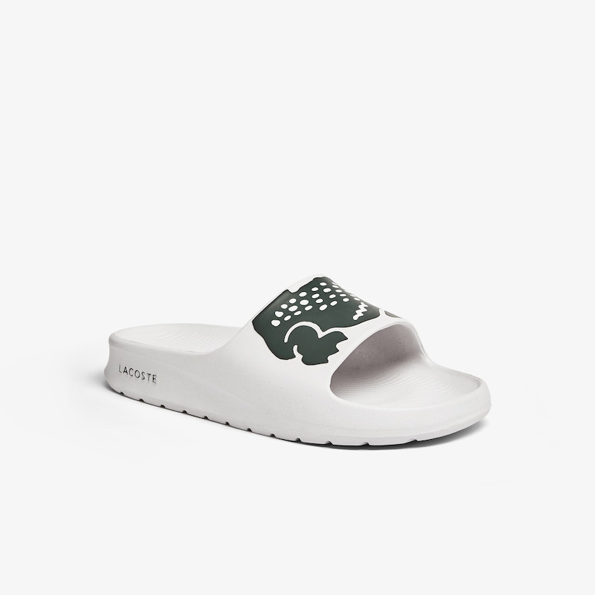 Chanclas Lacoste Croco 2.0 Synthetic Print Mujer Blancos | PE3-71577V1