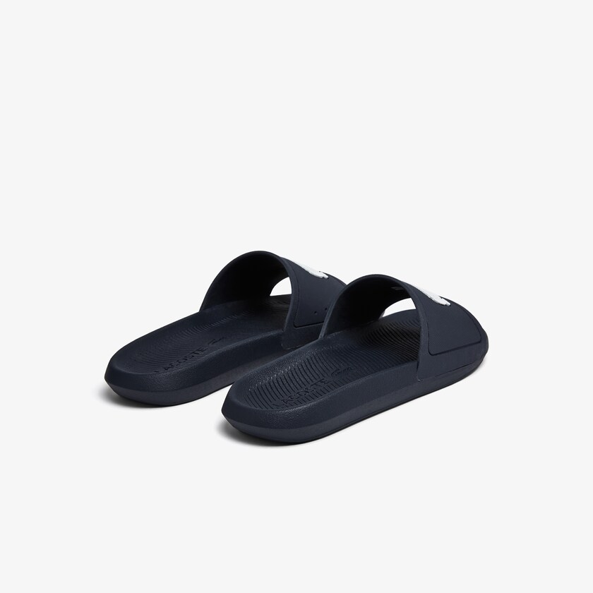 Chanclas Lacoste Croco Synthetic Hombre Azul Marino Blancos | JN8-01750Z8