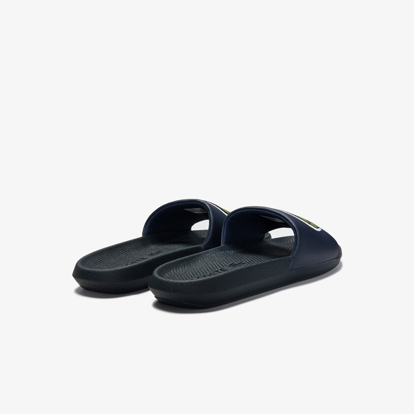 Chanclas Lacoste Croco Synthetic and PU Hombre Azul Marino | TK0-51965F0