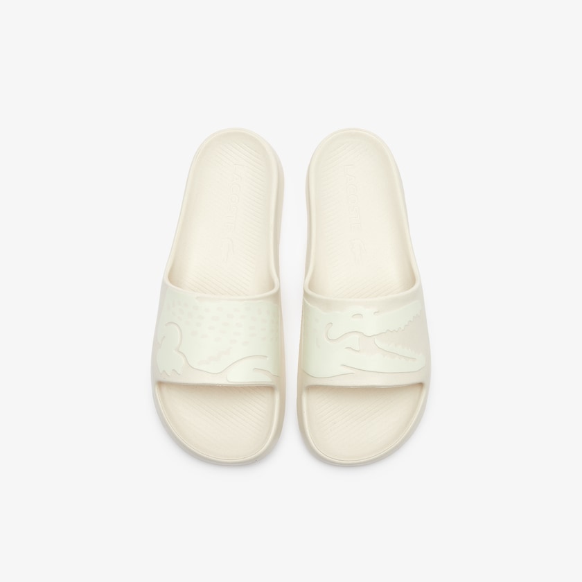 Chanclas Lacoste x Ricky Regal Synthetic Crocodile Hombre Beige | ZW6-08740B2