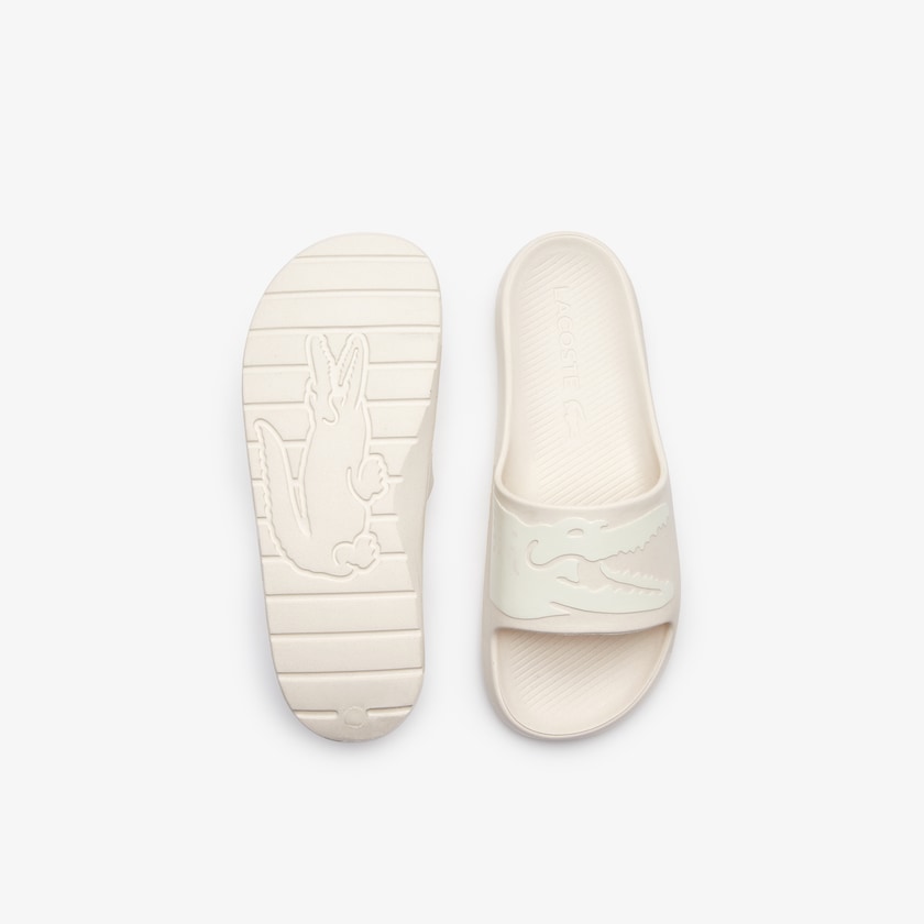 Chanclas Lacoste x Ricky Regal Synthetic Crocodile Hombre Beige | ZW6-08740B2