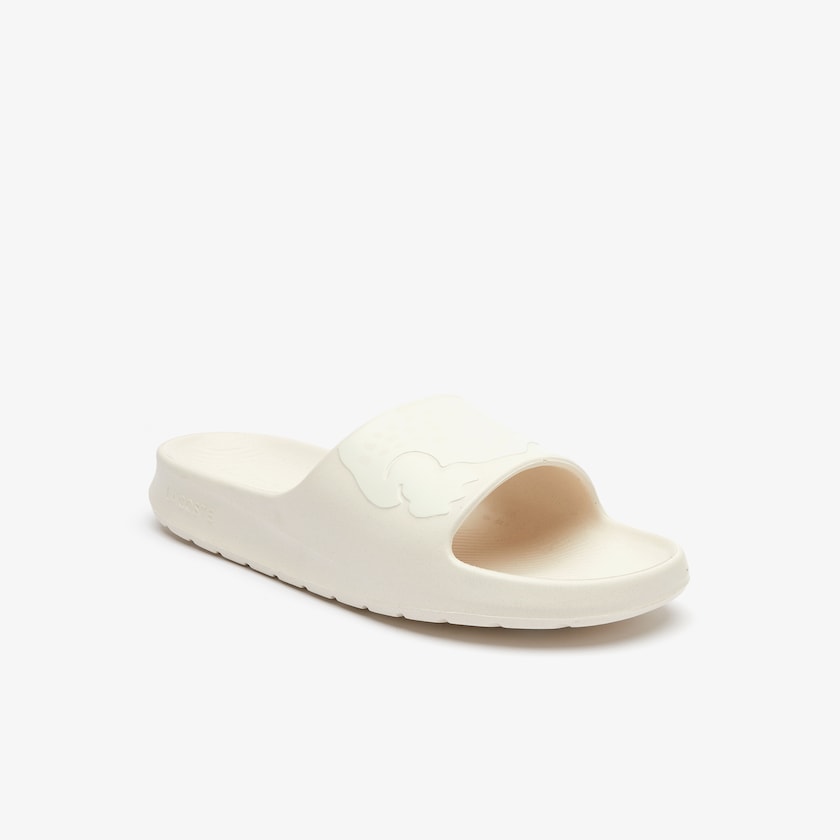 Chanclas Lacoste x Ricky Regal Synthetic Crocodile Hombre Beige | ZW6-08740B2