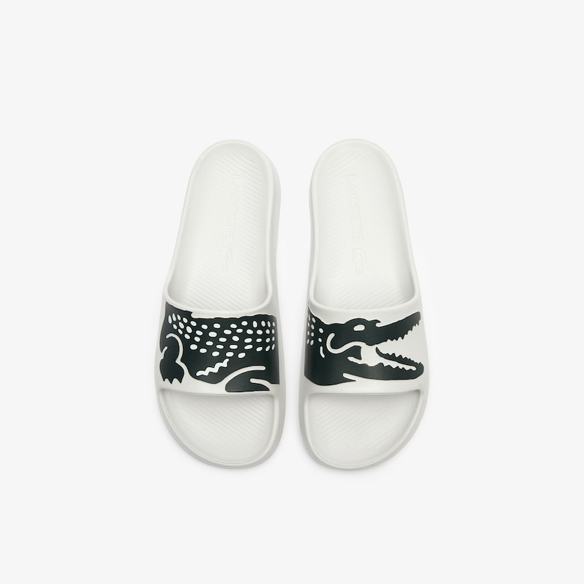 Chanclas Lacoste x Ricky Regal Synthetic Crocodile Hombre Blancos Verdes | OV6-92239O0