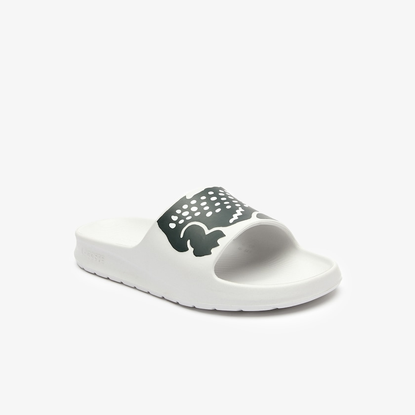 Chanclas Lacoste x Ricky Regal Synthetic Crocodile Hombre Blancos Verdes | OV6-92239O0