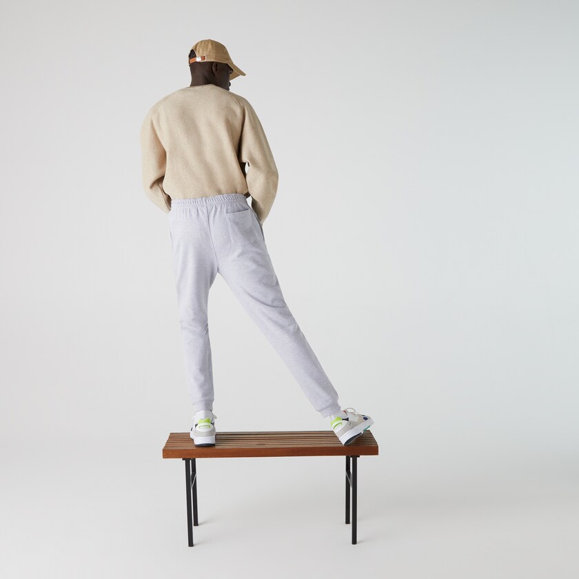 Chandals Lacoste Cotton Track Trousers Hombre Grises | VR2-16461P3