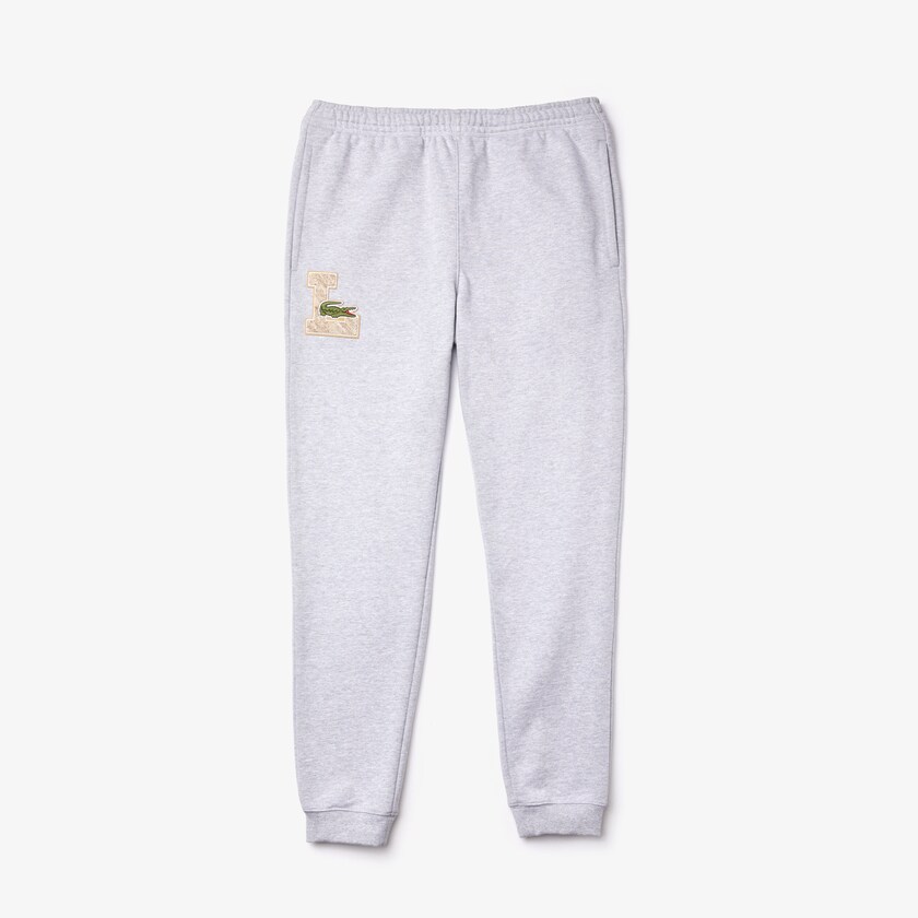 Chandals Lacoste Cotton Track Trousers Hombre Grises | VR2-16461P3
