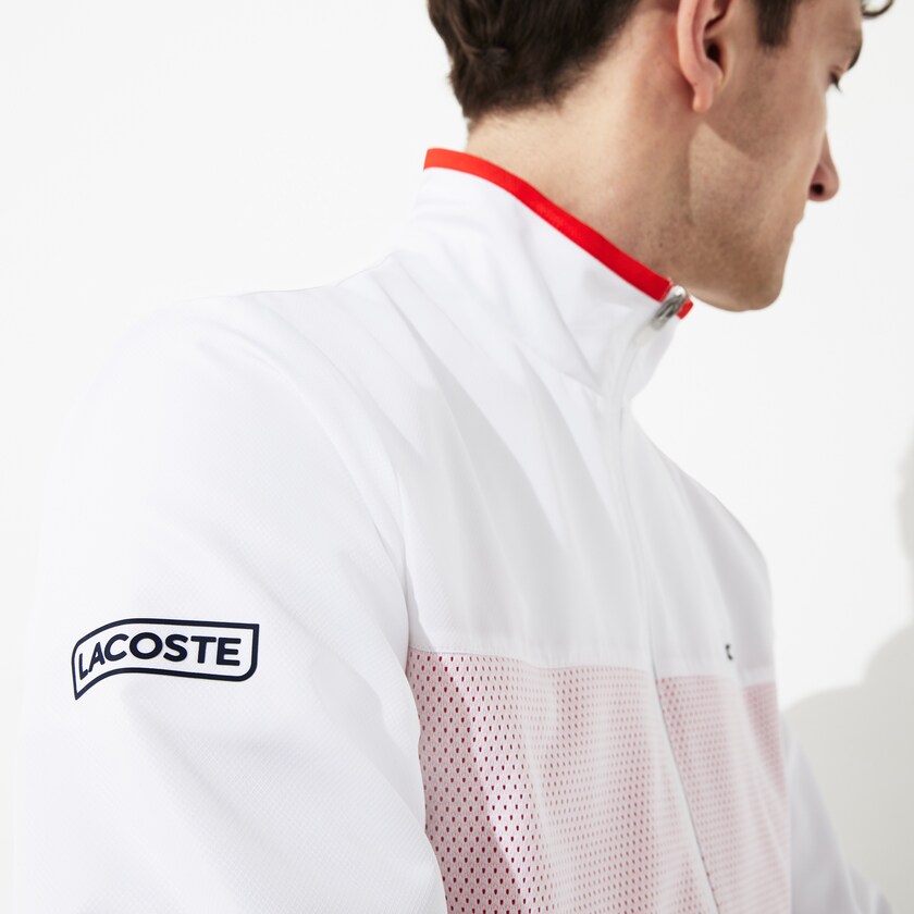 Chandals Lacoste SPORT Tennis Hombre Blancos Rojos Azul Marino Azules | VC0-42574S8