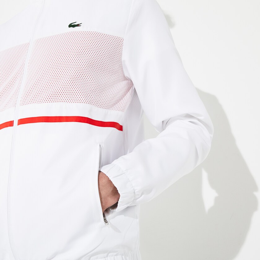 Chandals Lacoste SPORT Tennis Hombre Blancos Rojos Azul Marino Azules | VC0-42574S8