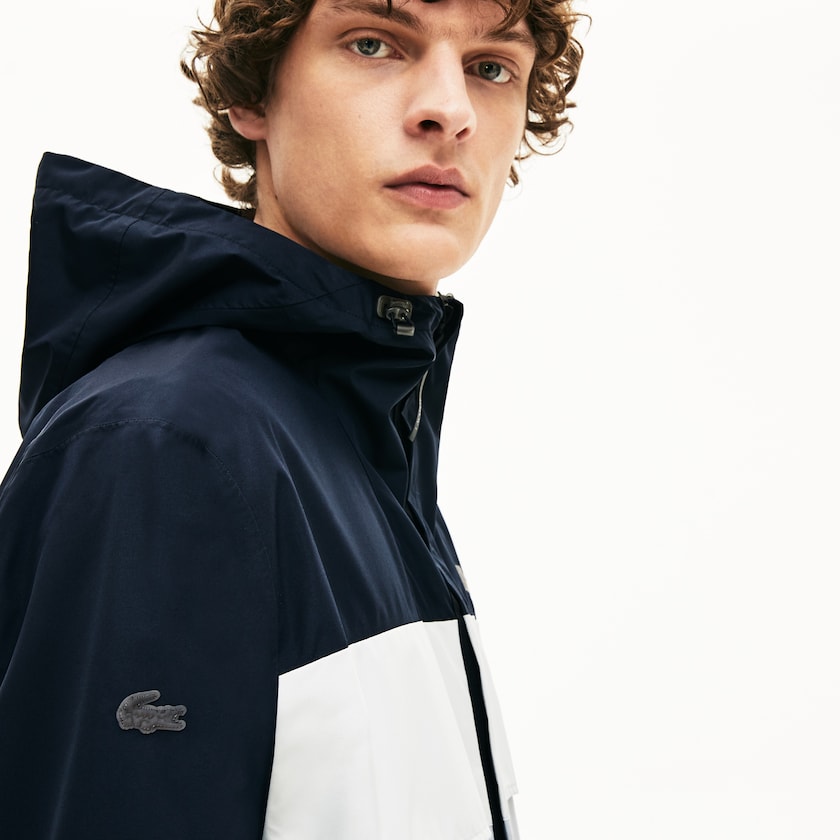 Chaquetas Parka Lacoste Motion Packable Crease-Proof Hombre Grises Oscuro Grises | IK0-11511L4
