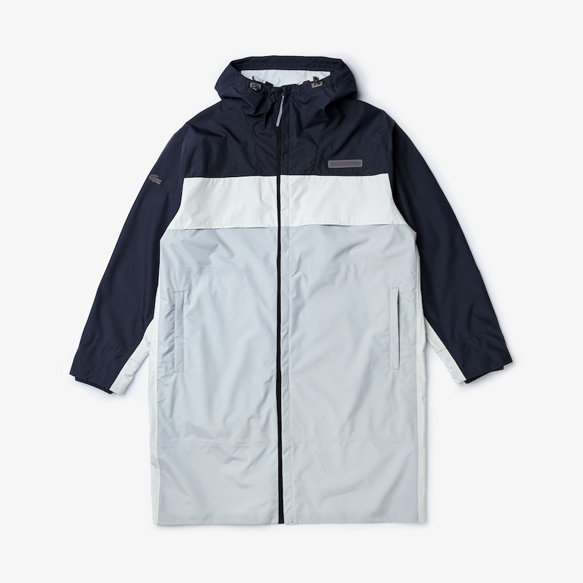 Chaquetas Parka Lacoste Motion Packable Crease-Proof Hombre Grises Oscuro Grises | IK0-11511L4
