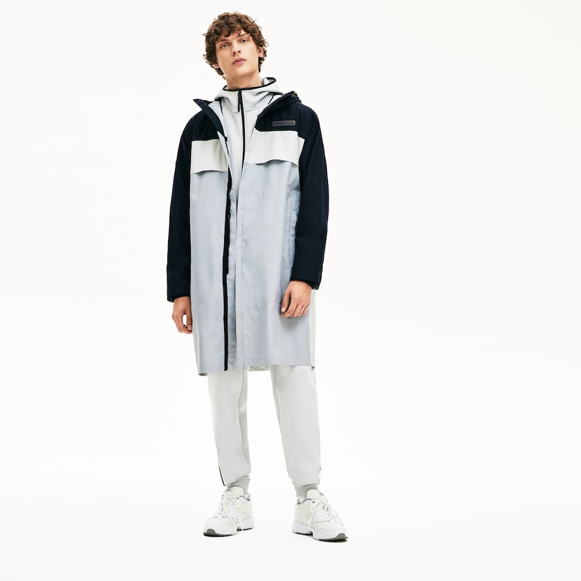 Chaquetas Parka Lacoste Motion Packable Crease-Proof Hombre Grises Oscuro Grises | IK0-11511L4