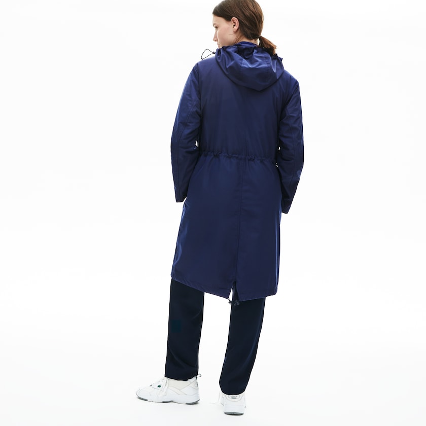Chaquetas Parka Lacoste Reversible Jacket 4-in-1 Mujer Azul Marino Azules | UM4-17401H5