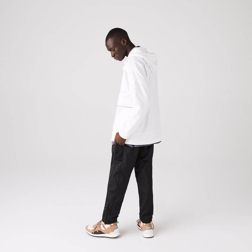 Cortavientos Lacoste CONCEPTS Collaboration Crocodile Print Hombre Blancos | OO7-81918U1