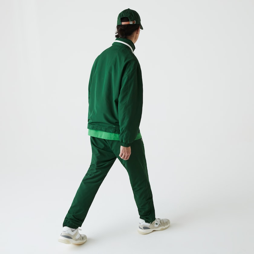 Cortavientos Lacoste Lightweight Water-Resistant Zip Hombre Verdes | LZ2-24372C1