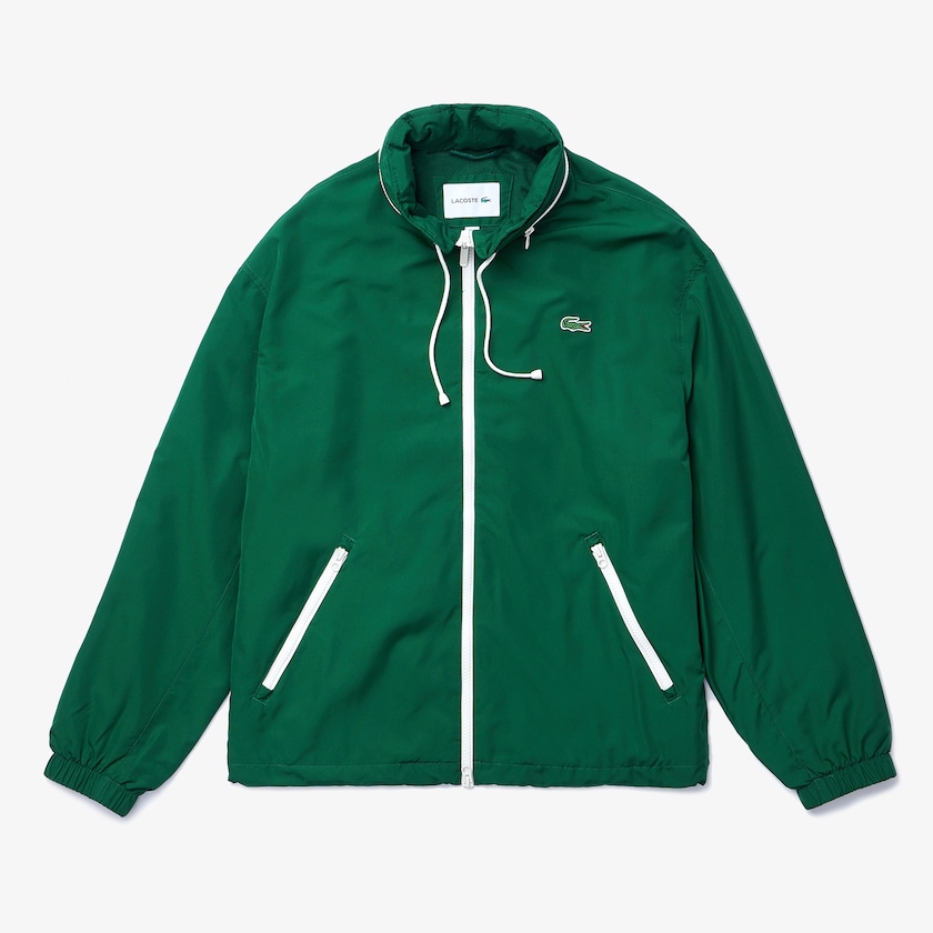 Cortavientos Lacoste Lightweight Water-Resistant Zip Hombre Verdes | LZ2-24372C1
