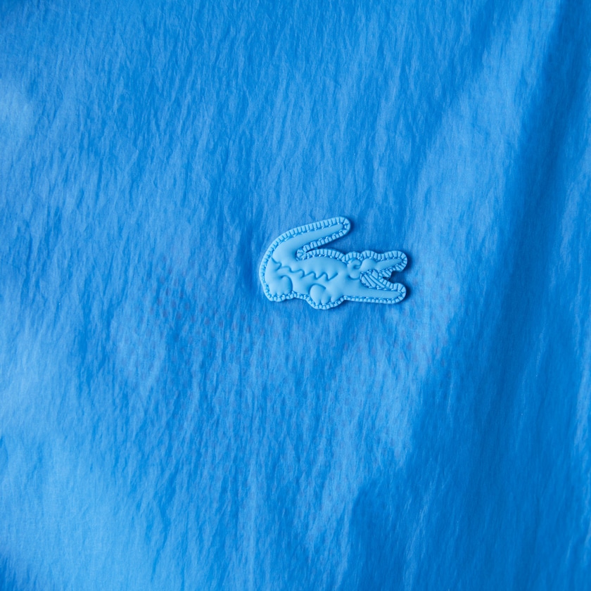 Cortavientos Lacoste Zippered Lightweight Transparent Hooded Mujer Azules Azul Marino Azules | FI7-25742L9