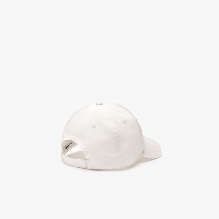 Gorras Lacoste Cotton Poplin Logo Mujer Blancos | SO3-59155D9